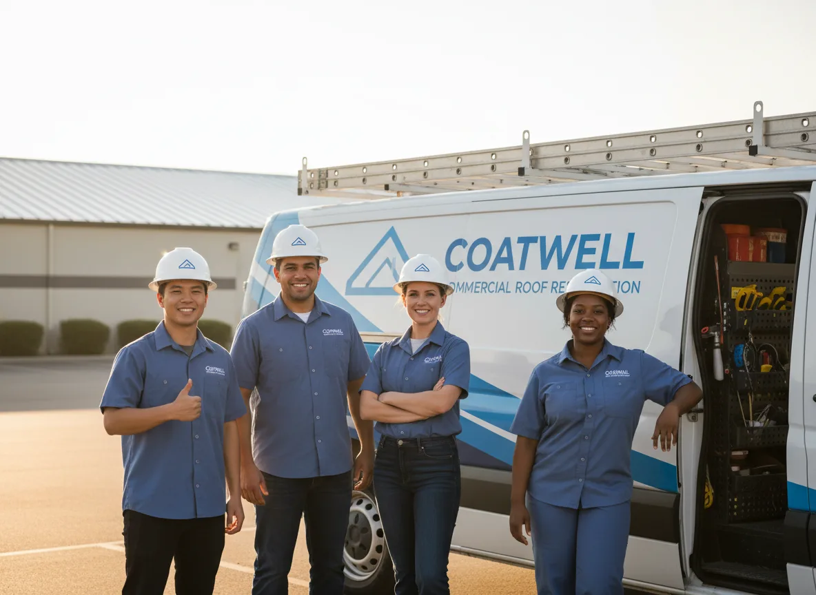 Commercial roof coating company in Valier, PA